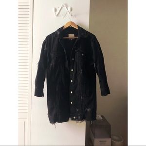 Zara black denim jacket